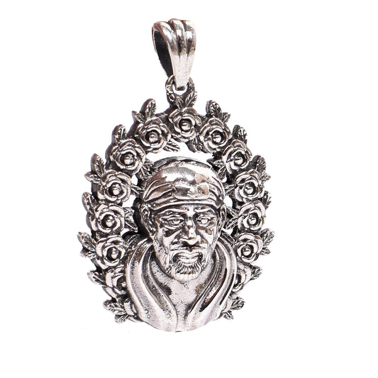 Ornate Divine Pendant – Antique Finish (4.5 cm)