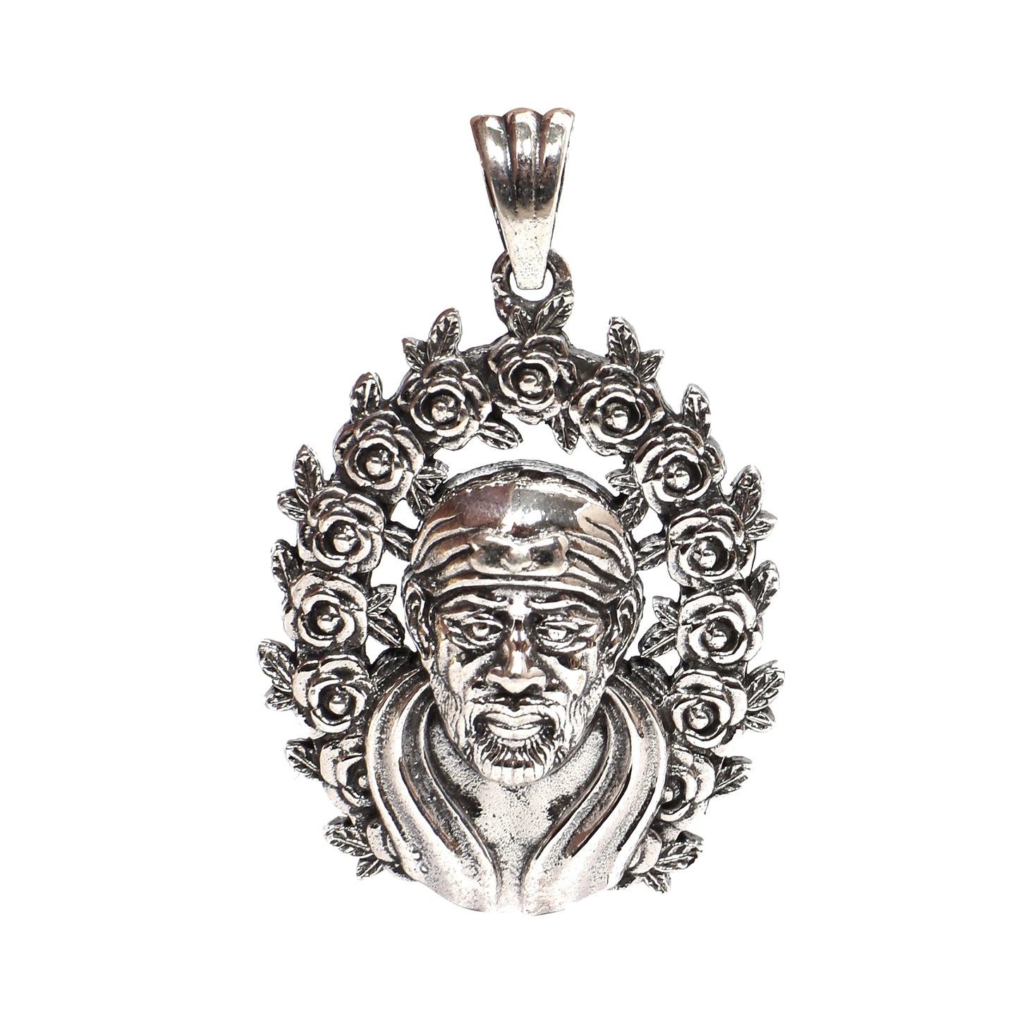 Ornate Divine Pendant – Antique Finish (4.5 cm)