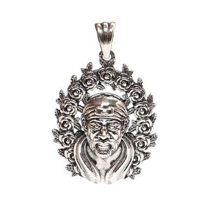 Ornate Divine Pendant – Antique Finish (4.5 cm)
