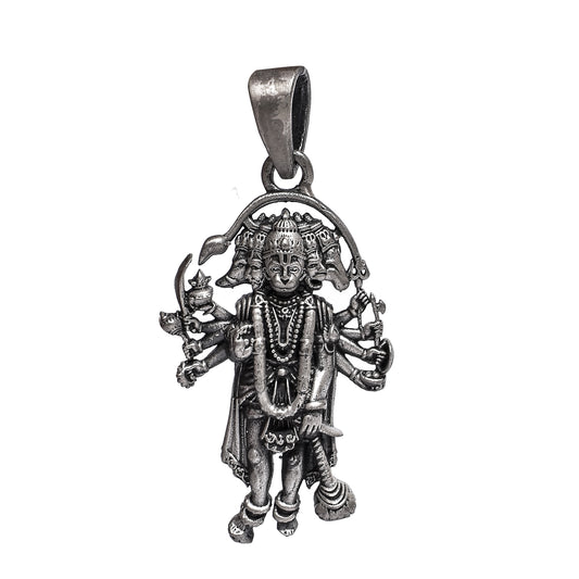 Panchamukhi Hanuman Pendant – Antique Finish