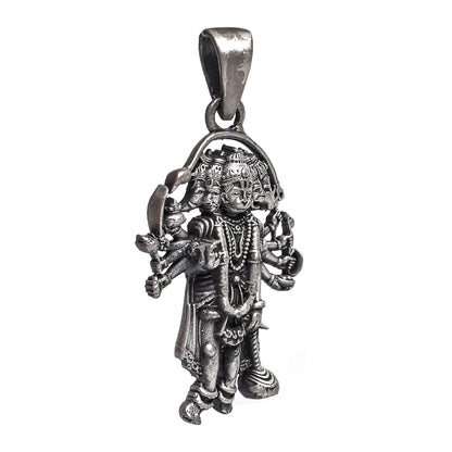 Panchamukhi Hanuman Pendant – Antique Finish