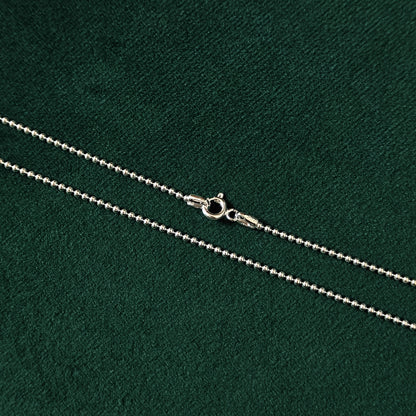 Women’s Sterling Silver Chain – Classic Link Design (16 inch