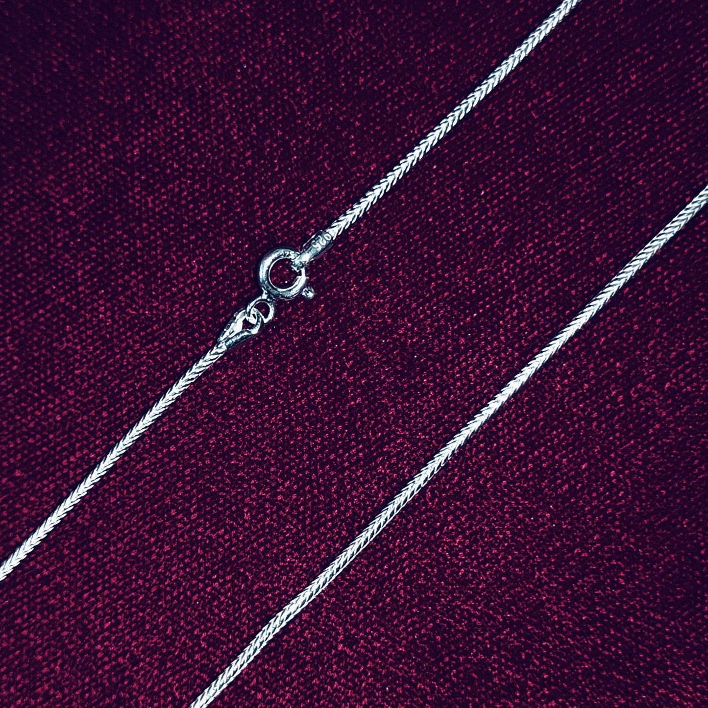 Women’s Sterling Silver Chain – Fine Link Design (16 inch)