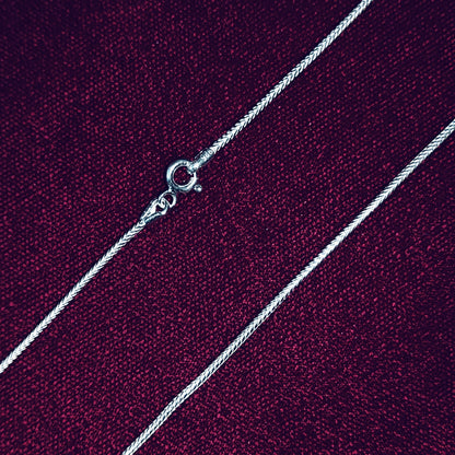 Women’s Sterling Silver Chain – Fine Link Design (16 inch)