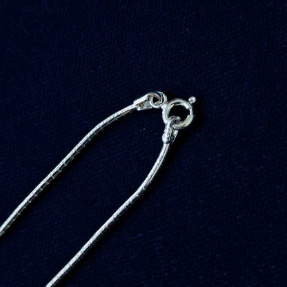 Women’s Sterling Silver Chain – Box Link Design (16 inch)