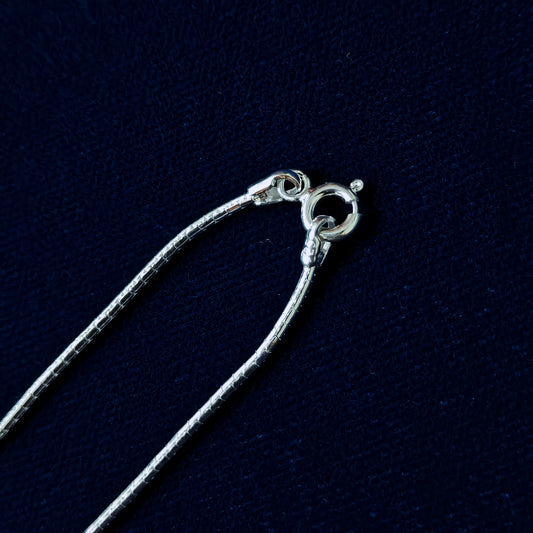 Women’s Sterling Silver Chain – Box Link Design (16 inch)
