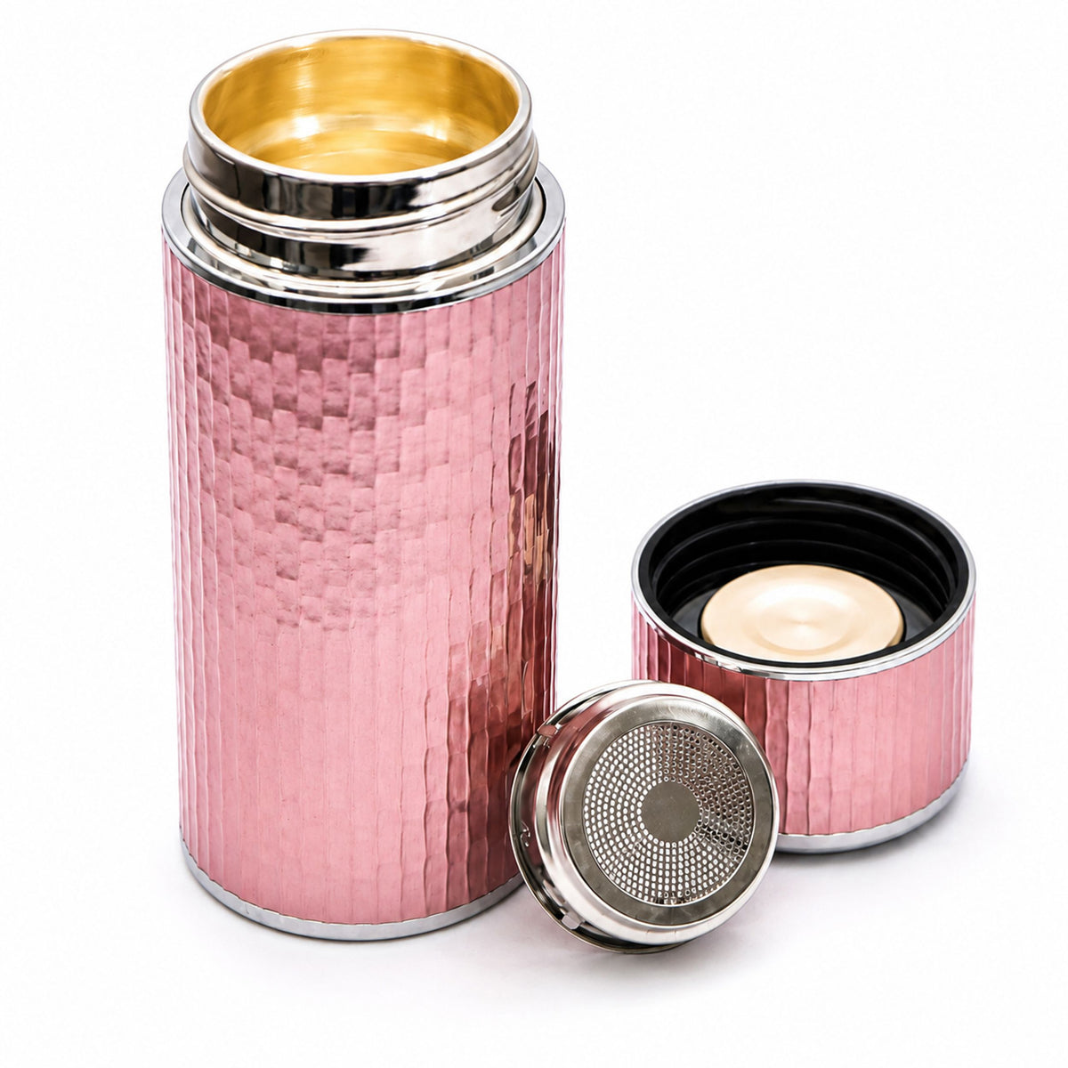 Sterling Silver Tea & Coffee Travel Tumbler