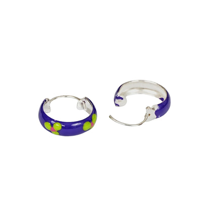 Ocean Bloom Hoop Earrings – Kids Collection