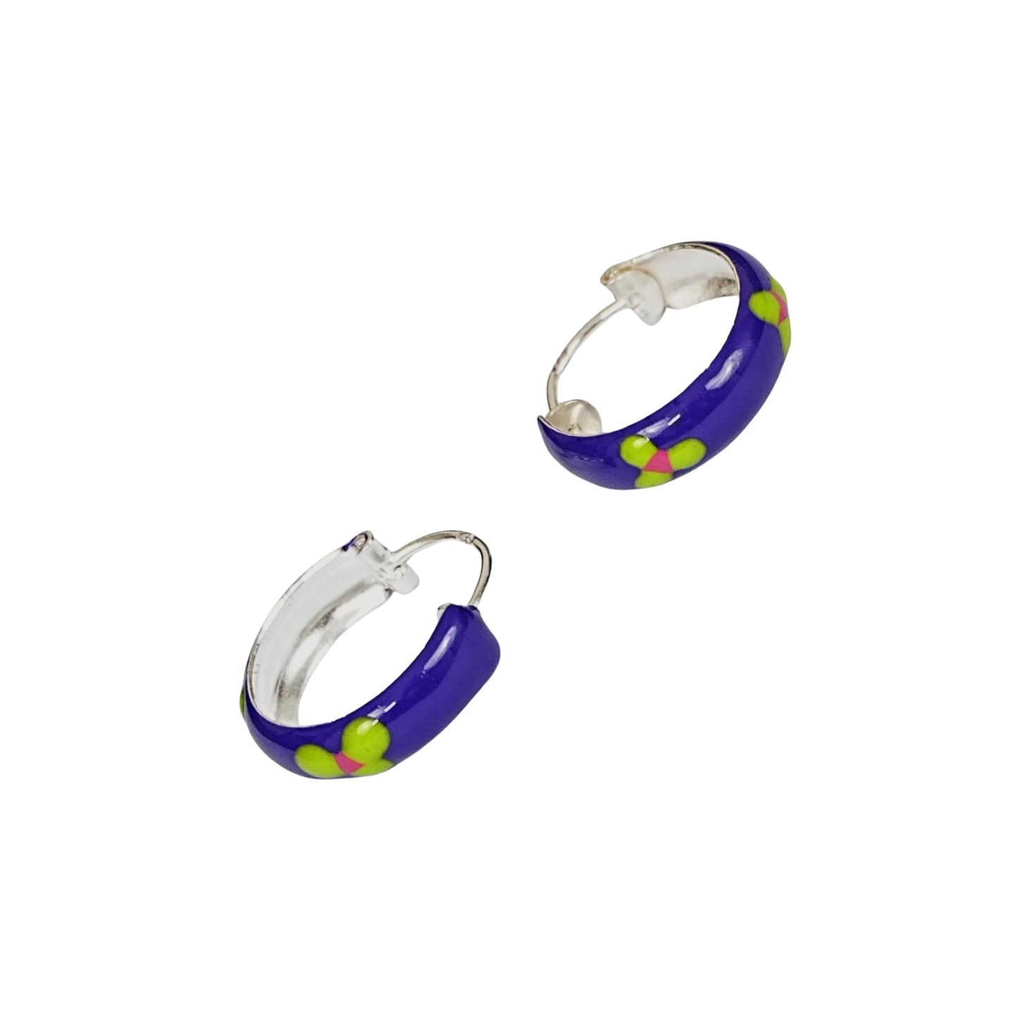 Ocean Bloom Hoop Earrings – Kids Collection
