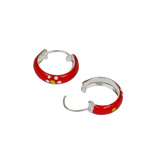 Polka Joy Hoop Earrings – Kids Collection