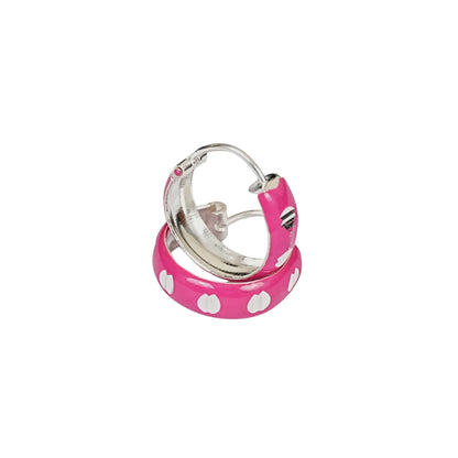 Sweetheart Pink Hoop Earrings – Kids Collection