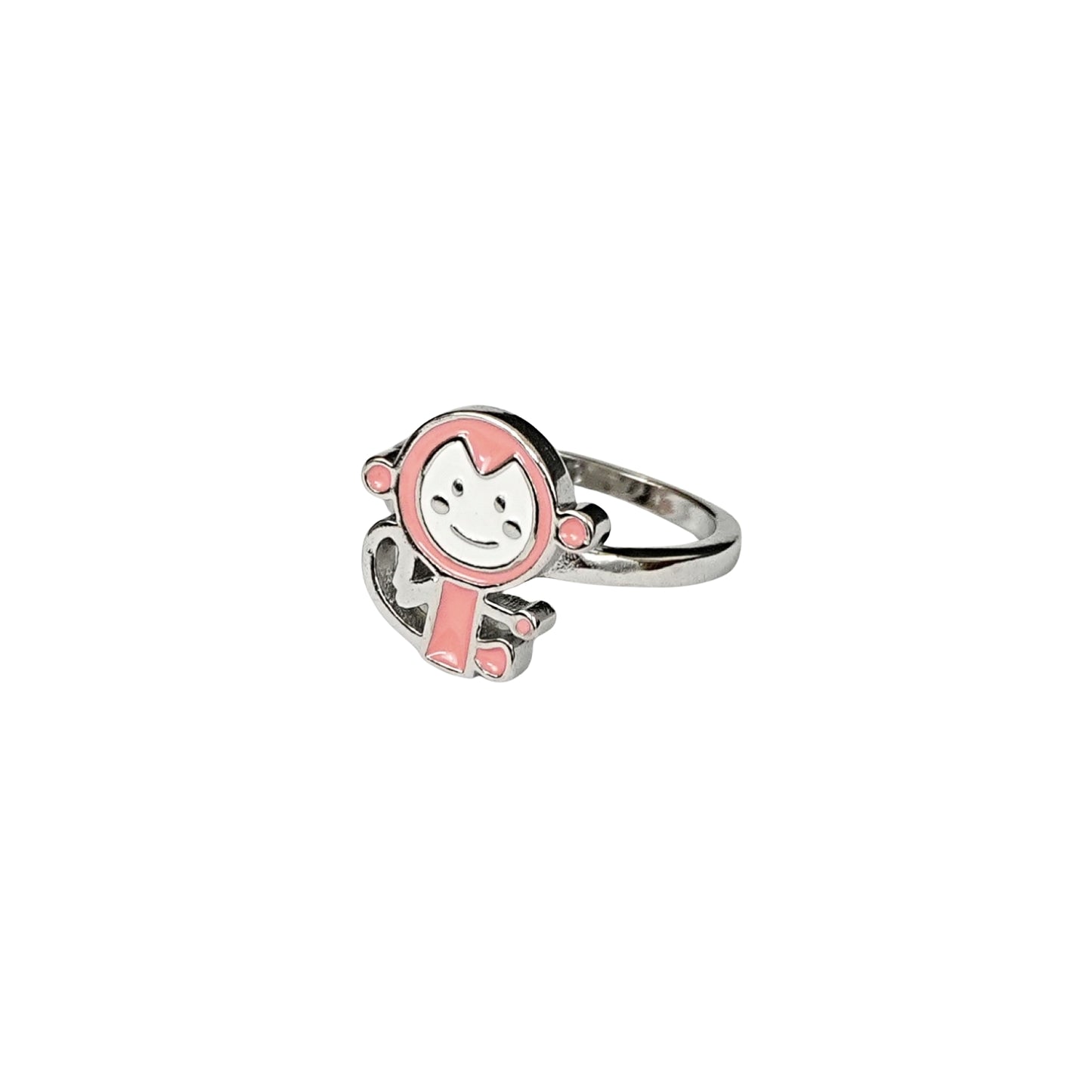 Cheerful Monkey Cartoon Ring – Kids Collection