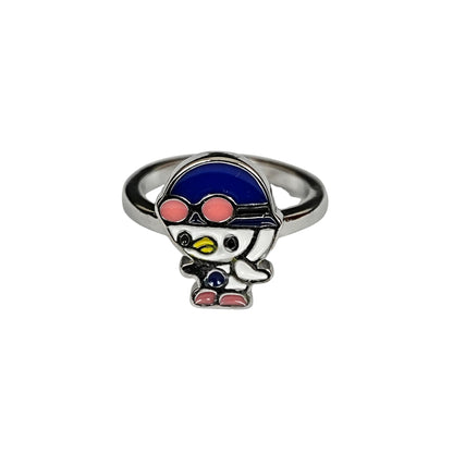 Penguin Explorer Cartoon Ring – Kids Collection