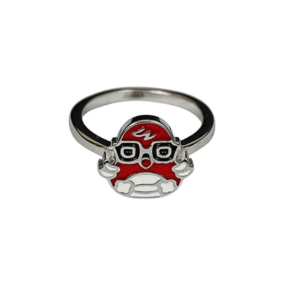 Red Cap Cartoon Ring – Kids Collection