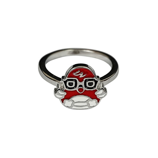 Red Cap Cartoon Ring – Kids Collection