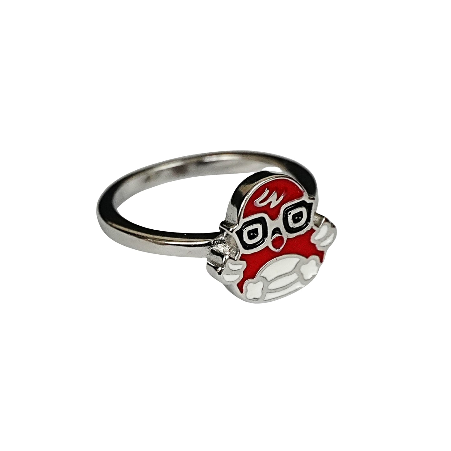 Red Cap Cartoon Ring – Kids Collection