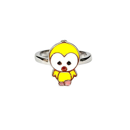 Sunny Penguin Cartoon Ring – Kids Collection