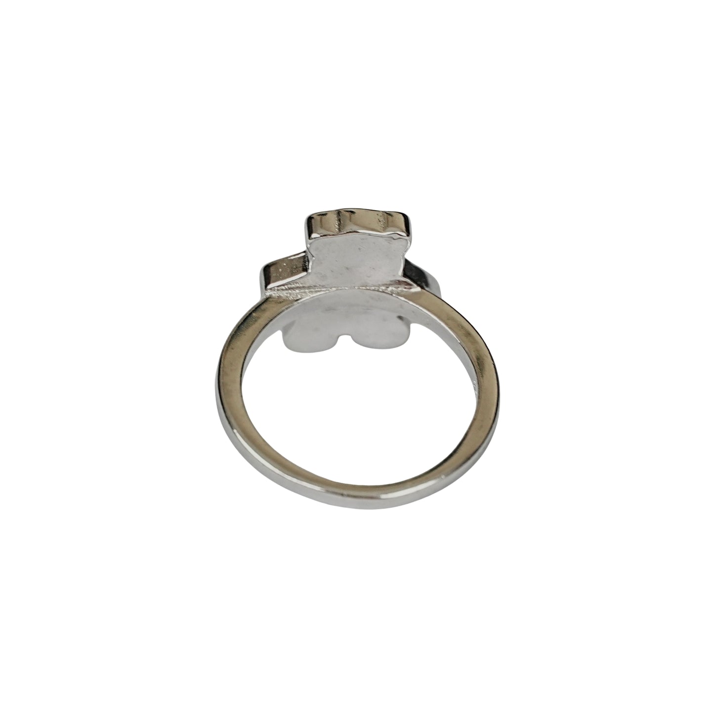 Pink Teddy Cartoon Ring – Kids Collection
