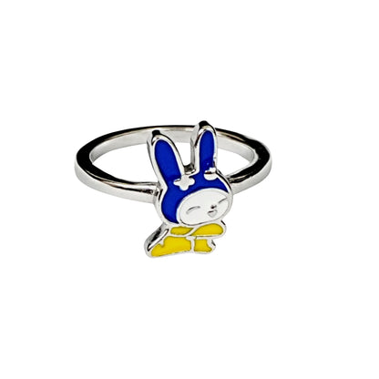 Winking Bunny Cartoon Ring – Kids Collection